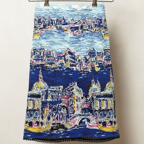 Anthropologie Dresses & Skirts - Elevenses Sightseer Pencil Skirt size 16 NWT